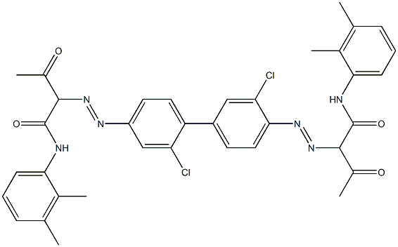 4,4'-Bis[[1-(2,3-dimethylphenylamino)-1,3-dioxobutan-2-yl]azo]-2,3'-dichloro-1,1'-biphenyl