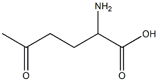4-アセチル-2-アミノ酪酸 化学構造式