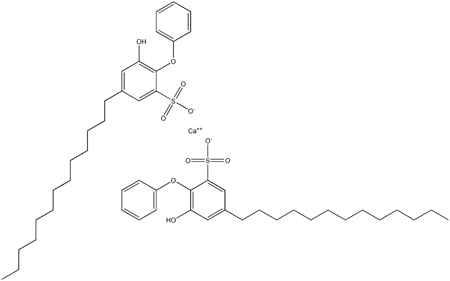 Bis(6-hydroxy-4-tridecyl[oxybisbenzene]-2-sulfonic acid)calcium salt