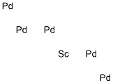 スカンジウム-ペンタパラジウム 化学構造式