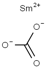 炭酸サマリウム(II) 化学構造式