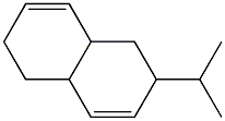 1,2,4a,5,6,8a-Hexahydro-6-isopropylnaphthalene Structure