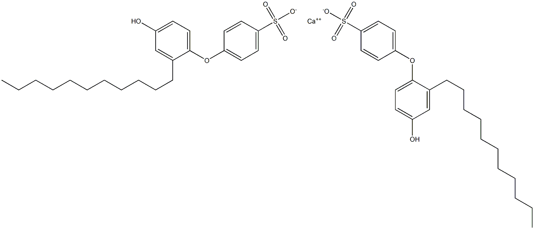 Bis(4'-hydroxy-2'-undecyl[oxybisbenzene]-4-sulfonic acid)calcium salt