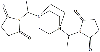 1,4-Bis[1-(2,5-dioxopyrrolidin-1-yl)ethyl]-1,4-diazoniabicyclo[2.2.2]octane