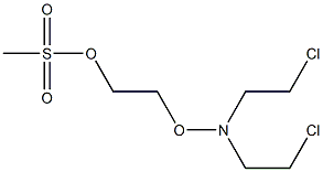 2-[[Bis(2-chloroethyl)amino]oxy]ethanol methanesulfonate
