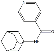 N-(1-アダマンチル)イソニコチンアミド 化学構造式