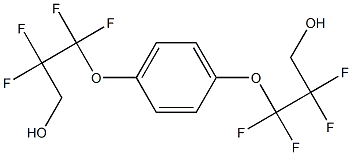 3,3'-(p-Phenylenebisoxy)bis(2,2,3,3-tetrafluoro-1-propanol) Structure