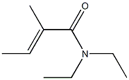 (E)-N,N-Diethyl-2-methyl-2-butenamide 结构式