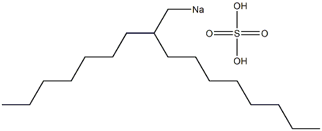 Sulfuric acid 2-heptyldecyl=sodium salt
