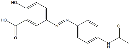 5-[p-(Acetylamino)phenylazo]-2-hydroxybenzoic acid
