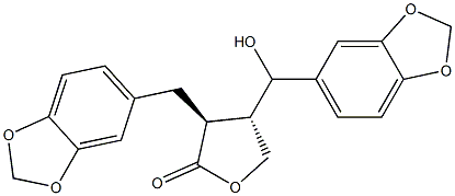 (3S,4S)-3-[(1,3-Benzodioxol-5-yl)methyl]-4-[(1,3-benzodioxol-5-yl)hydroxymethyl]dihydrofuran-2(3H)-one