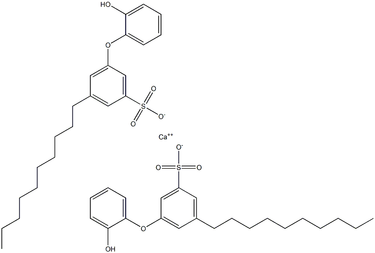 Bis(2'-hydroxy-5-decyl[oxybisbenzene]-3-sulfonic acid)calcium salt