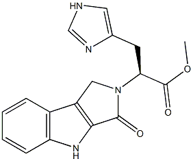 (2S)-3-(4-Imidazolyl)-2-[(1,2,3,4-tetrahydro-3-oxopyrrolo[3,4-b]indol)-2-yl]propionic acid methyl ester