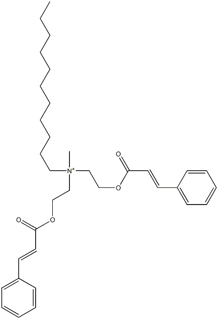 Bis[2-(cinnamoyloxy)ethyl](methyl)undecylaminium