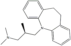 5-[(R)-2-Methyl-3-(dimethylamino)propyl]-10,11-dihydro-5H-dibenz[b,f]azepine Structure