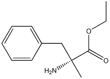 (2R)-2-アミノ-2-ベンジルプロピオン酸エチル 化学構造式