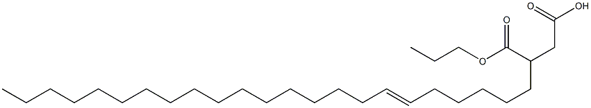 3-(6-Tricosenyl)succinic acid 1-hydrogen 4-propyl ester