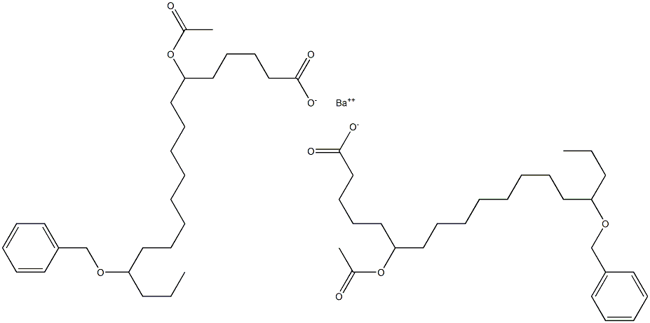 Bis(15-benzyloxy-6-acetyloxystearic acid)barium salt