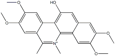 2,3,8,9-Tetramethoxy-5,6-dimethyl-11-hydroxybenzo[c]phenanthridin-5-ium