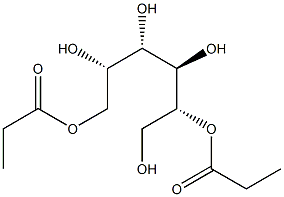 L-グルシトール2,6-ジプロピオナート 化学構造式