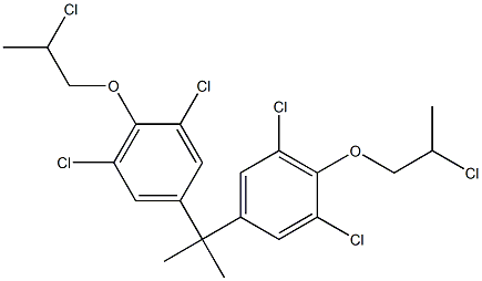 1,1'-[Isopropylidenebis(2,6-dichloro-4,1-phenyleneoxy)]bis(2-chloropropane)