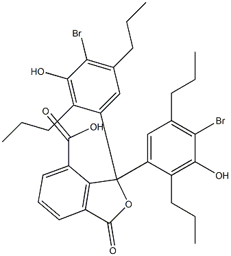 1,1-Bis(4-bromo-3-hydroxy-2,5-dipropylphenyl)-1,3-dihydro-3-oxoisobenzofuran-7-carboxylic acid