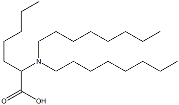 2-(Dioctylamino)heptanoic acid
