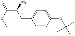 O-tert-ブチル-L-チロシンメチル 化学構造式