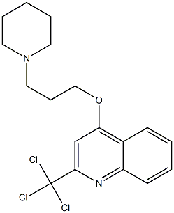 2-Trichloromethyl-4-(3-piperidinopropoxy)quinoline