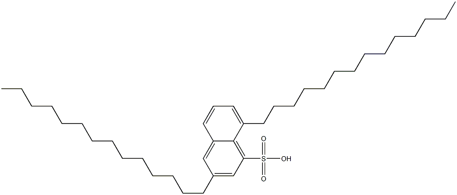 3,8-Ditetradecyl-1-naphthalenesulfonic acid