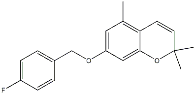 7-(4-Fluorobenzyloxy)-2,2,5-trimethyl-2H-1-benzopyran