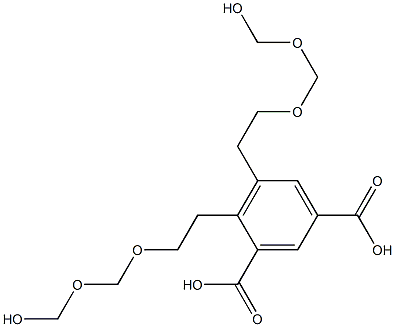 4,5-Bis(6-hydroxy-3,5-dioxahexan-1-yl)isophthalic acid