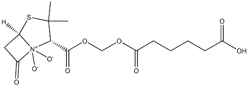 (Penicillanic acid 4,4-dioxide)5-carboxypentanoyloxymethyl ester