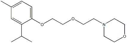 4-[2-[2-(2-Isopropyl-4-methylphenoxy)ethoxy]ethyl]morpholine