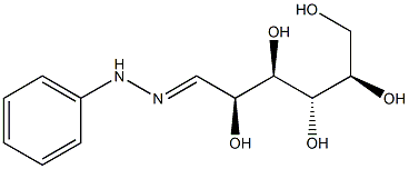 D-ガラクトースフェニルヒドラゾン 化学構造式