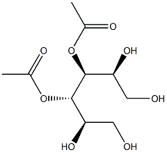 L-Glucitol 3,4-diacetate Structure