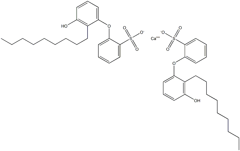 Bis(3'-hydroxy-2'-nonyl[oxybisbenzene]-2-sulfonic acid)calcium salt