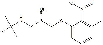 (2S)-1-(tert-Butylamino)-3-(3-methyl-2-nitrophenoxy)-2-propanol