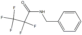 N-ベンジル-2,2,3,3,3-ペンタフルオロプロピオンアミド 化学構造式