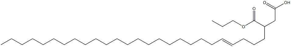 3-(4-Hexacosenyl)succinic acid 1-hydrogen 4-propyl ester Structure