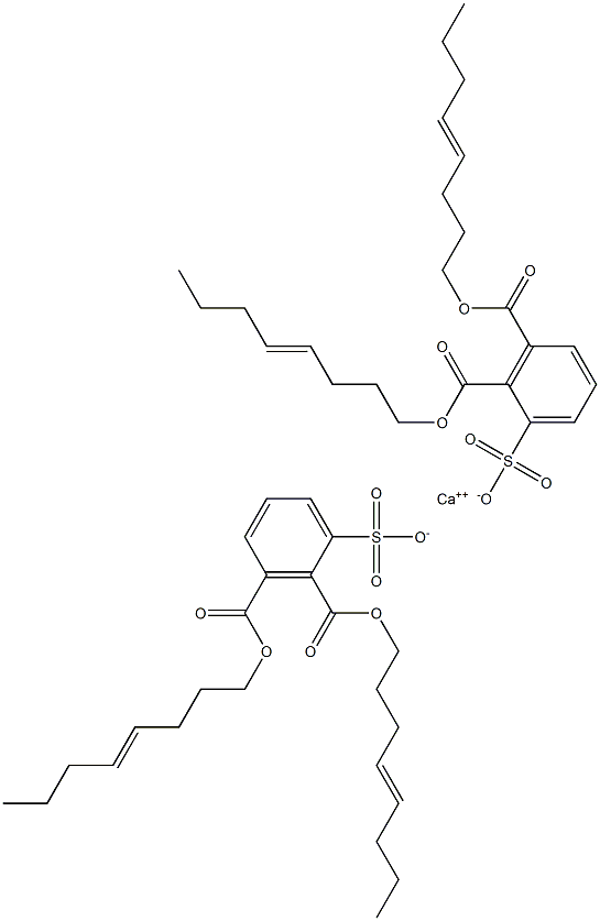 Bis[2,3-di(4-octenyloxycarbonyl)benzenesulfonic acid]calcium salt