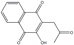 2-Acetonyl-3-hydroxy-1,4-naphthoquinone