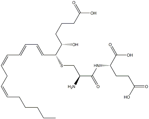 (5S,6R,7E,9E,11Z,14Z)-6-[[(R)-2-Amino-3-oxo-3-[[(S)-1,3-dicarboxypropyl]amino]propyl]thio]-5-hydroxy-7,9,11,14-icosatetraenoic acid