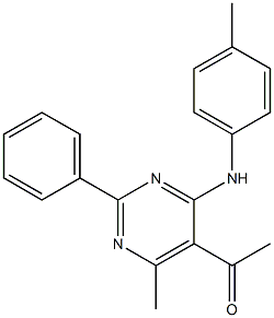 5-Acetyl-6-methyl-2-phenyl-N-(4-methylphenyl)pyrimidin-4-amine