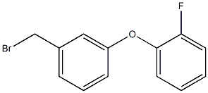 3-(o-フルオロフェノキシ)ベンジルブロミド 化学構造式