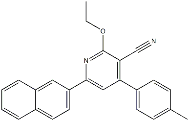 4-(p-Tolyl)-6-(2-naphtyl)-2-ethoxypyridine-3-carbonitrile