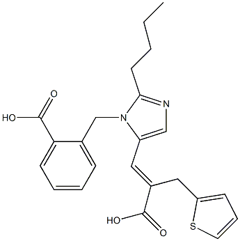 (E)-3-[2-Butyl-1-(2-carboxybenzyl)-1H-imidazol-5-yl]-2-(2-thienylmethyl)acrylic acid