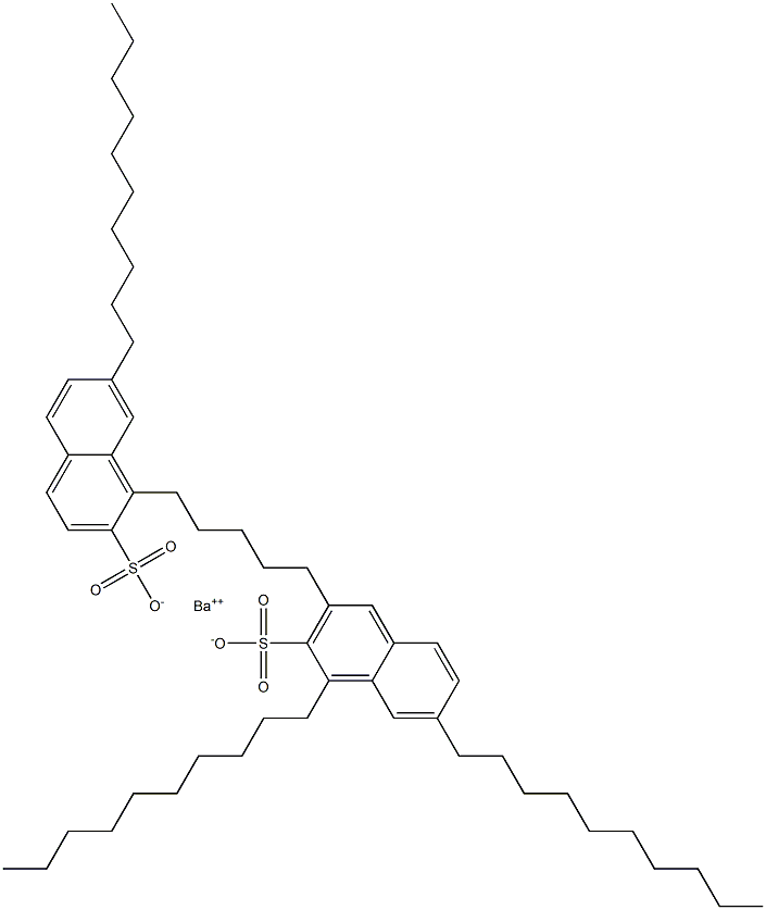 Bis(1,7-didecyl-2-naphthalenesulfonic acid)barium salt