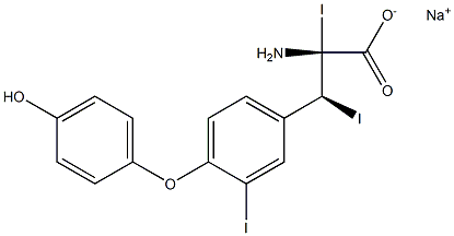 (2R,3S)-2-Amino-3-[4-(4-hydroxyphenoxy)-3-iodophenyl]-2,3-diiodopropanoic acid sodium salt