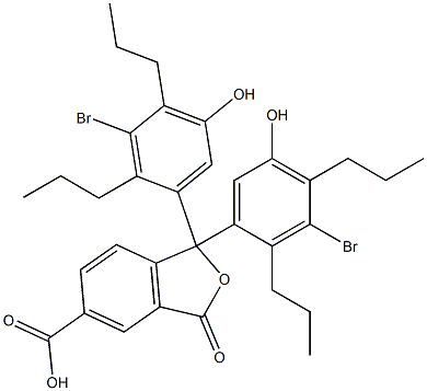 1,1-Bis(3-bromo-5-hydroxy-2,4-dipropylphenyl)-1,3-dihydro-3-oxoisobenzofuran-5-carboxylic acid